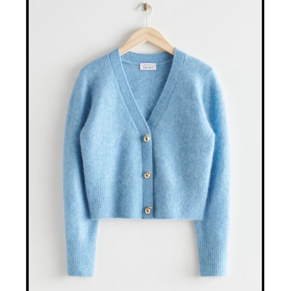 & Other Stories Blue Cardigan